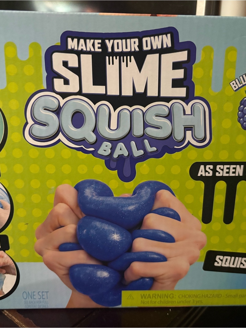 RMS make your own Slime Squish Ball - Blue
